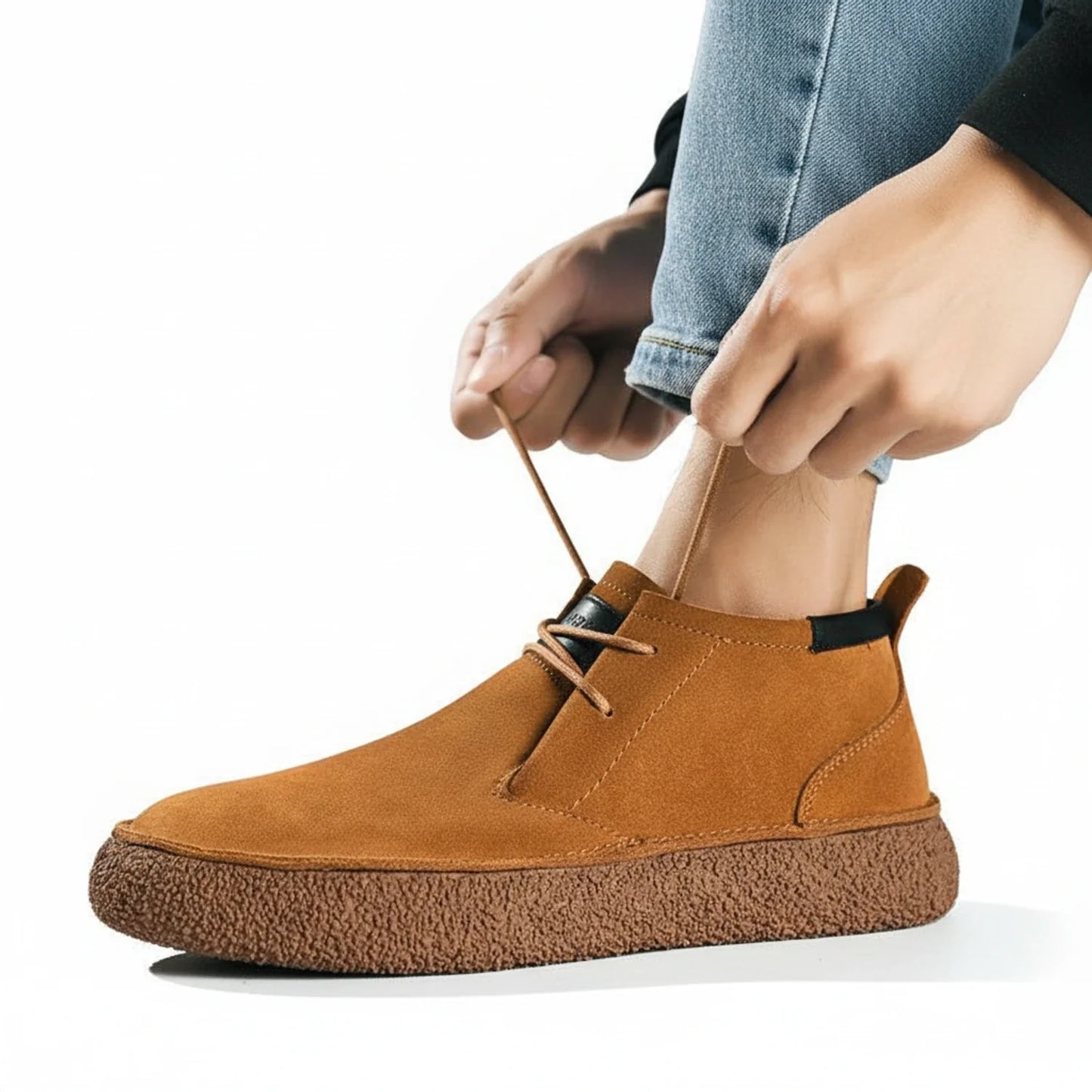 Chaussures décontractées à lacets pour homme