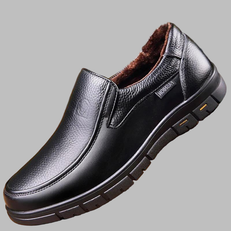 Chaussures décontractées en cuir véritable pour homme