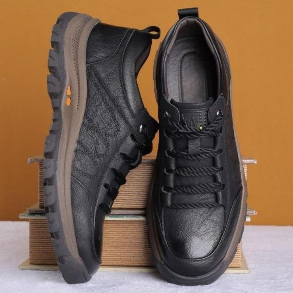 Chaussures en cuir pour homme conçues pour l’équilibre