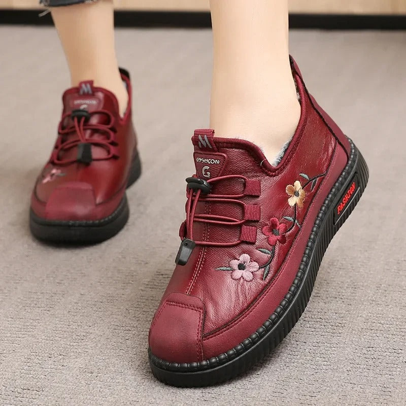 Chaussures femme à imprimé fleuri