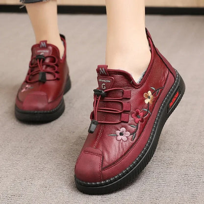 Chaussures femme à imprimé fleuri
