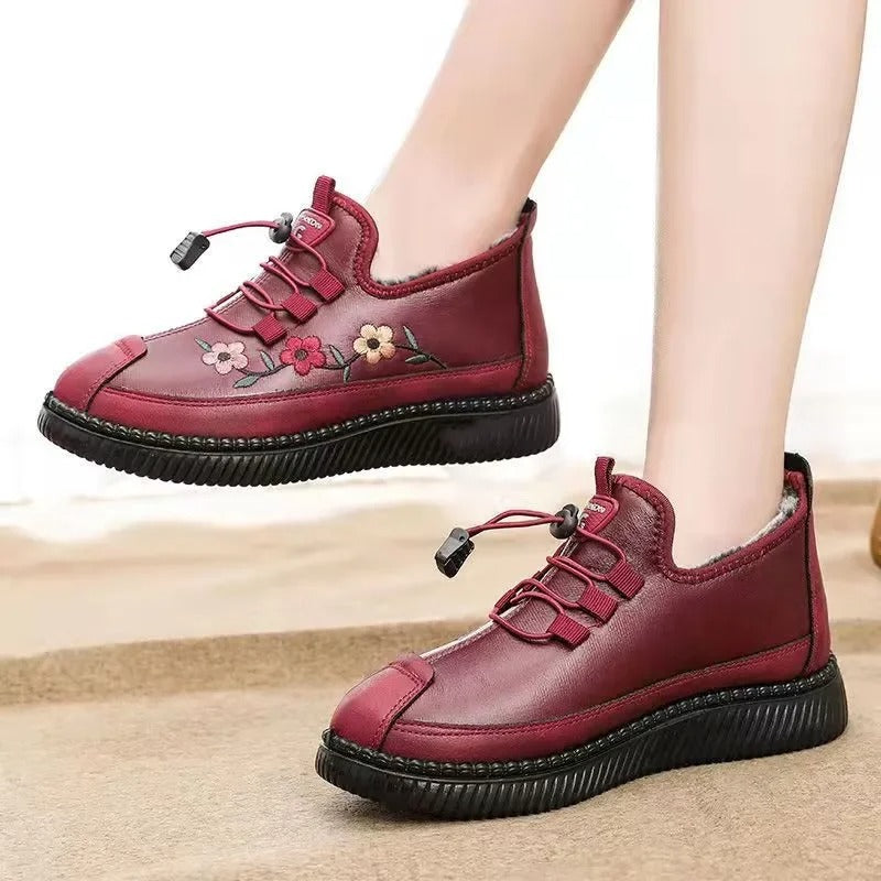 Chaussures femme à imprimé fleuri