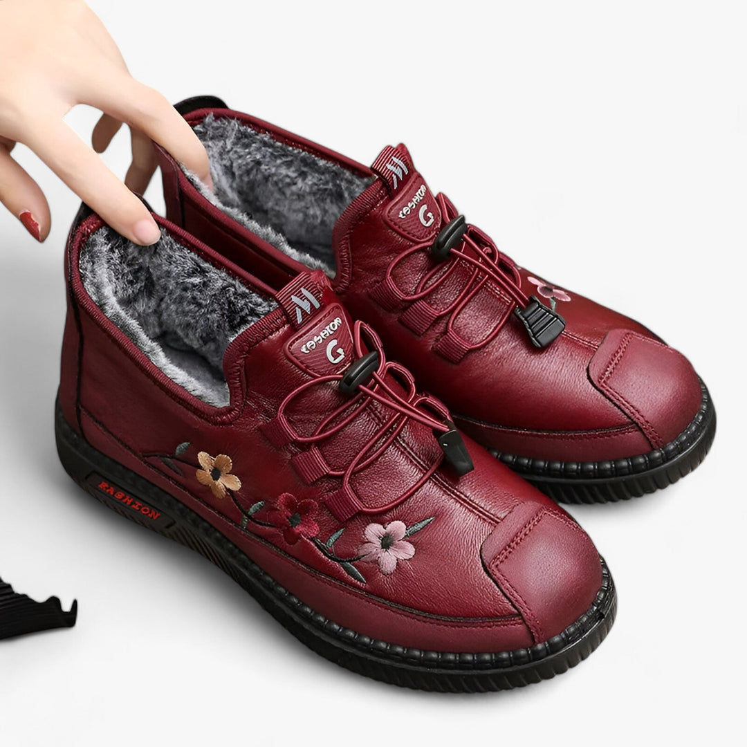 Chaussures femme à imprimé fleuri