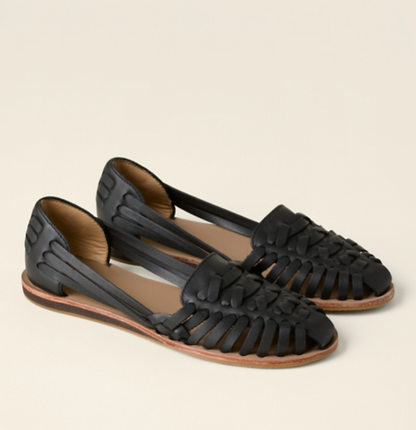 Chaussures femme – mocassins tressés