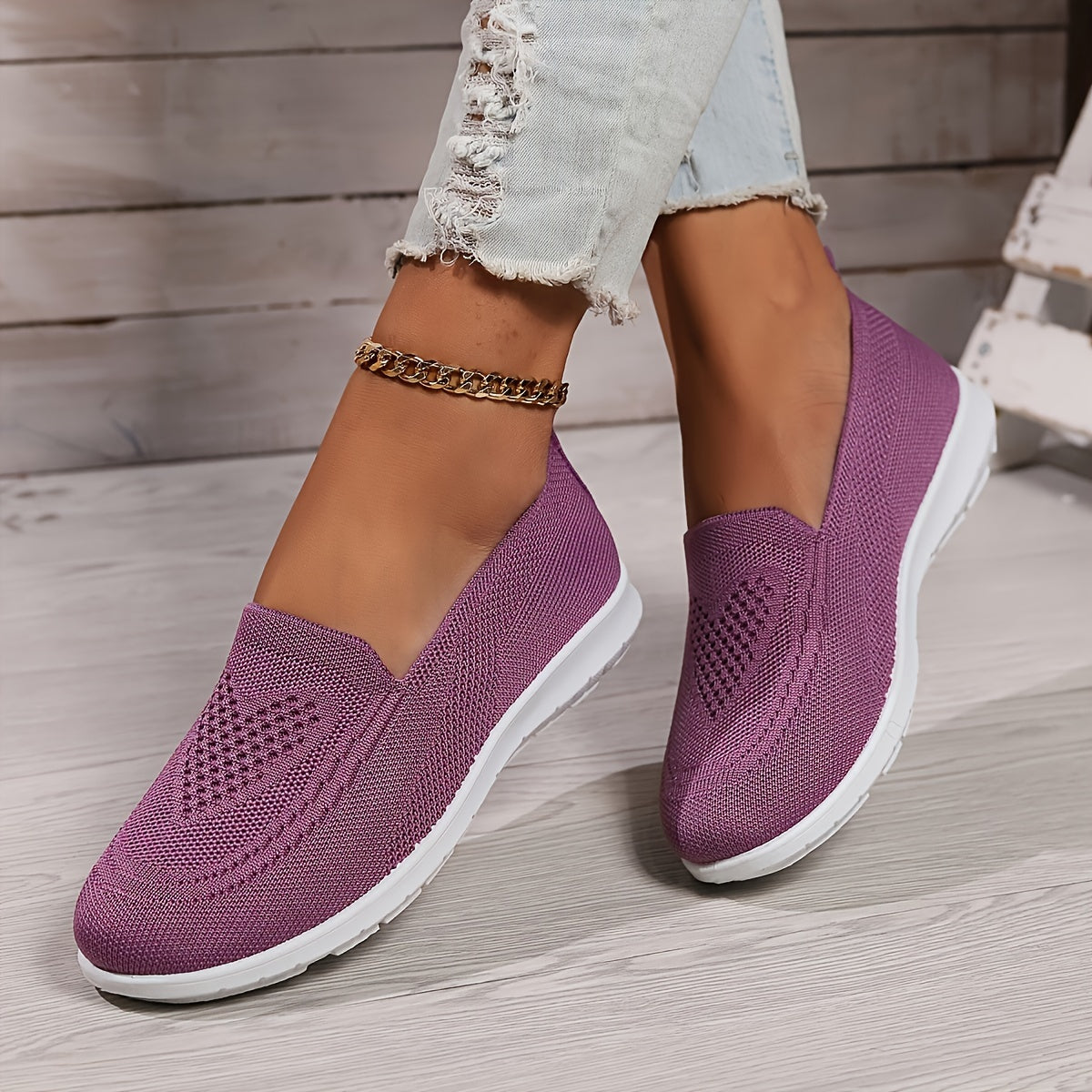 Chaussures orthopédiques à enfiler femme - noir
