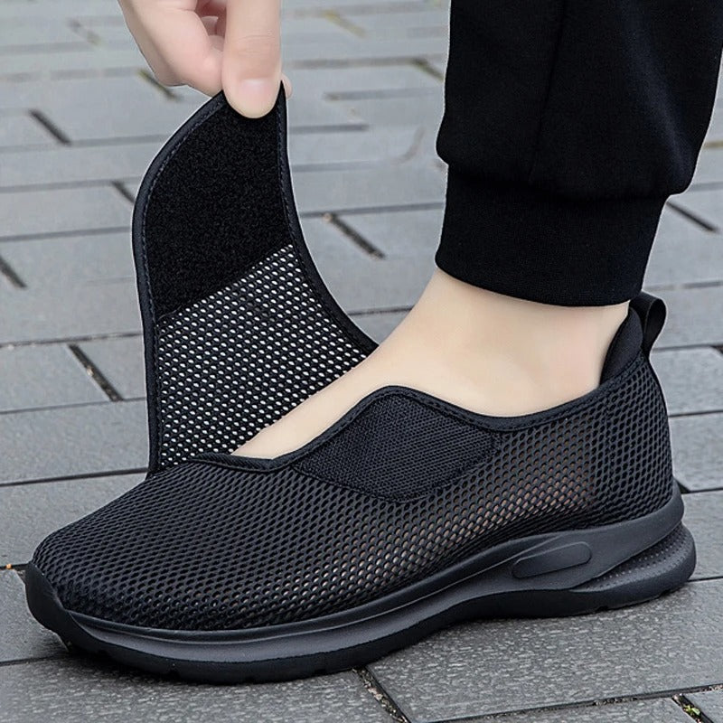 Chaussures orthopédiques aérées pour pieds gonflés