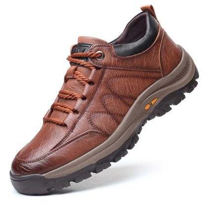 Chaussures orthopédiques en cuir imperméables avec maintien