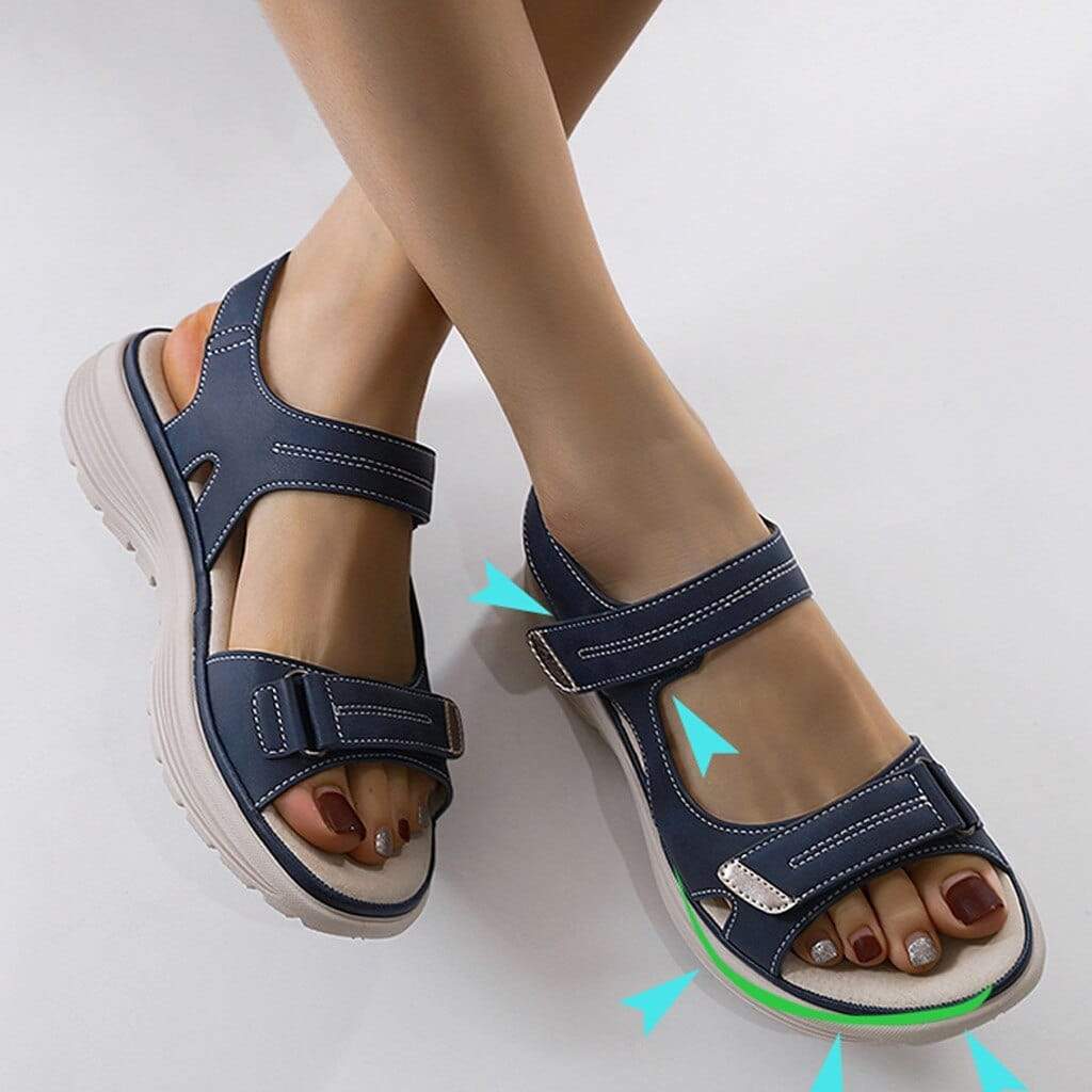 Chaussures orthopédiques pour femme à brides réglables