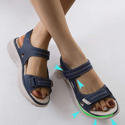 Chaussures orthopédiques pour femme à brides réglables