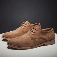 Chaussures richelieu en daim pour homme