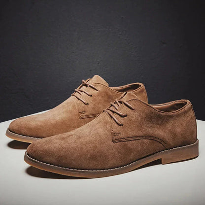 Chaussures richelieu en daim pour homme