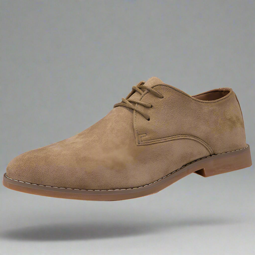 Chaussures richelieu en daim pour homme
