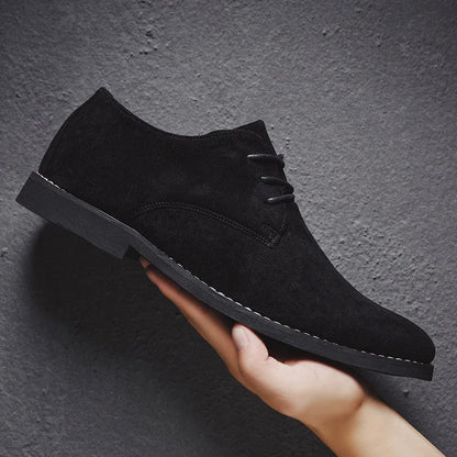 Chaussures richelieu en daim pour homme