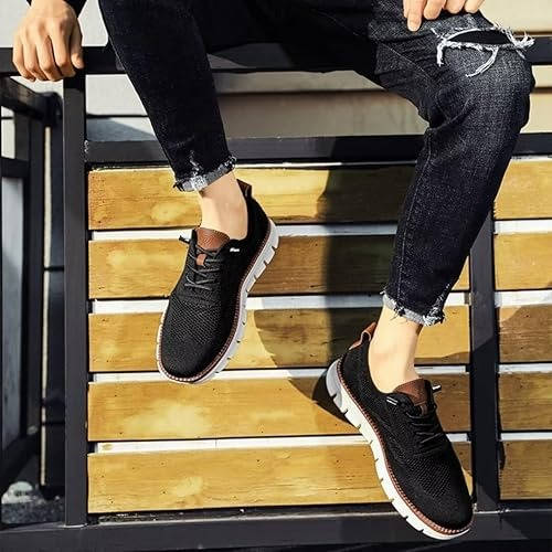 Chaussures urbaines en maille ultra-confortables pour homme