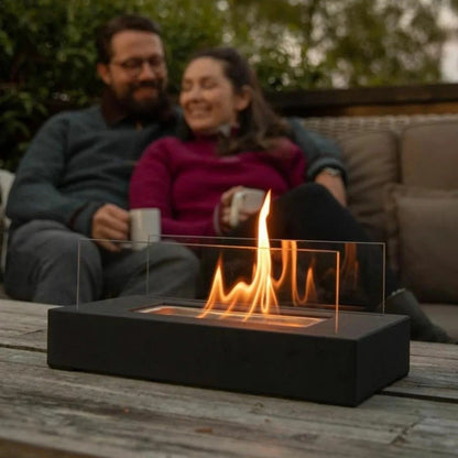 Cheminée de table au bioéthanol, design moderne