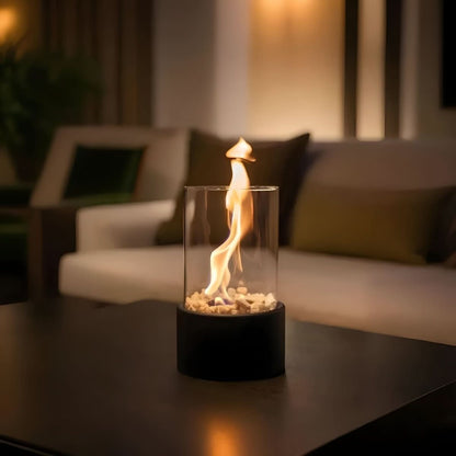 Cheminée de table sans fumée élégante pour l’intérieur et l’extérieur