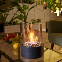 Cheminée portable moderne - ambiance chaleureuse