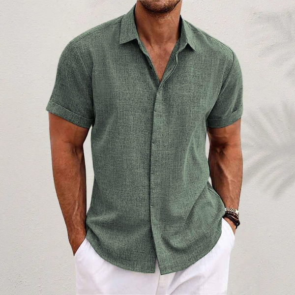 Chemise à manches courtes pour homme