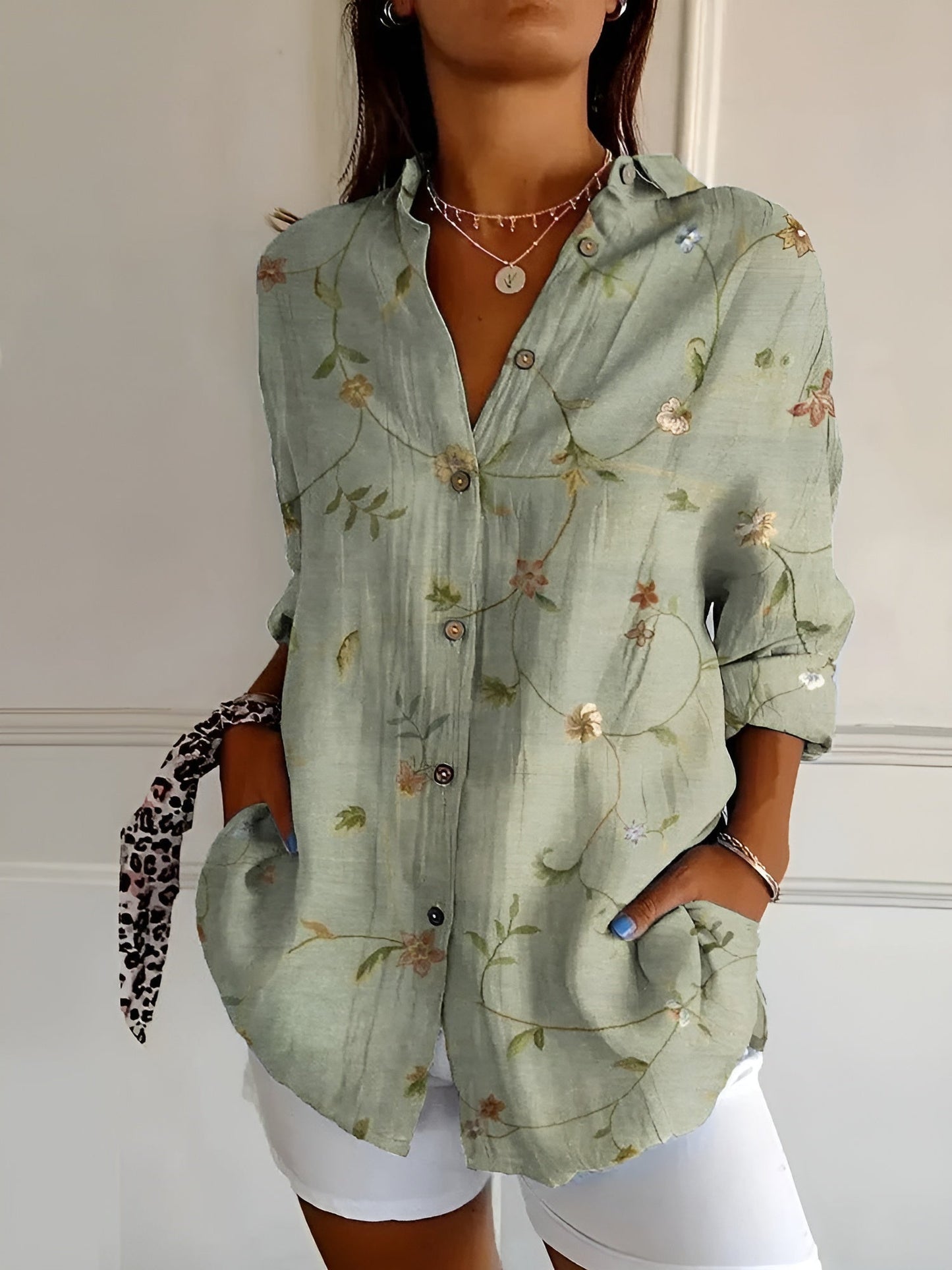 Chemise boutonnée élégante pour femme