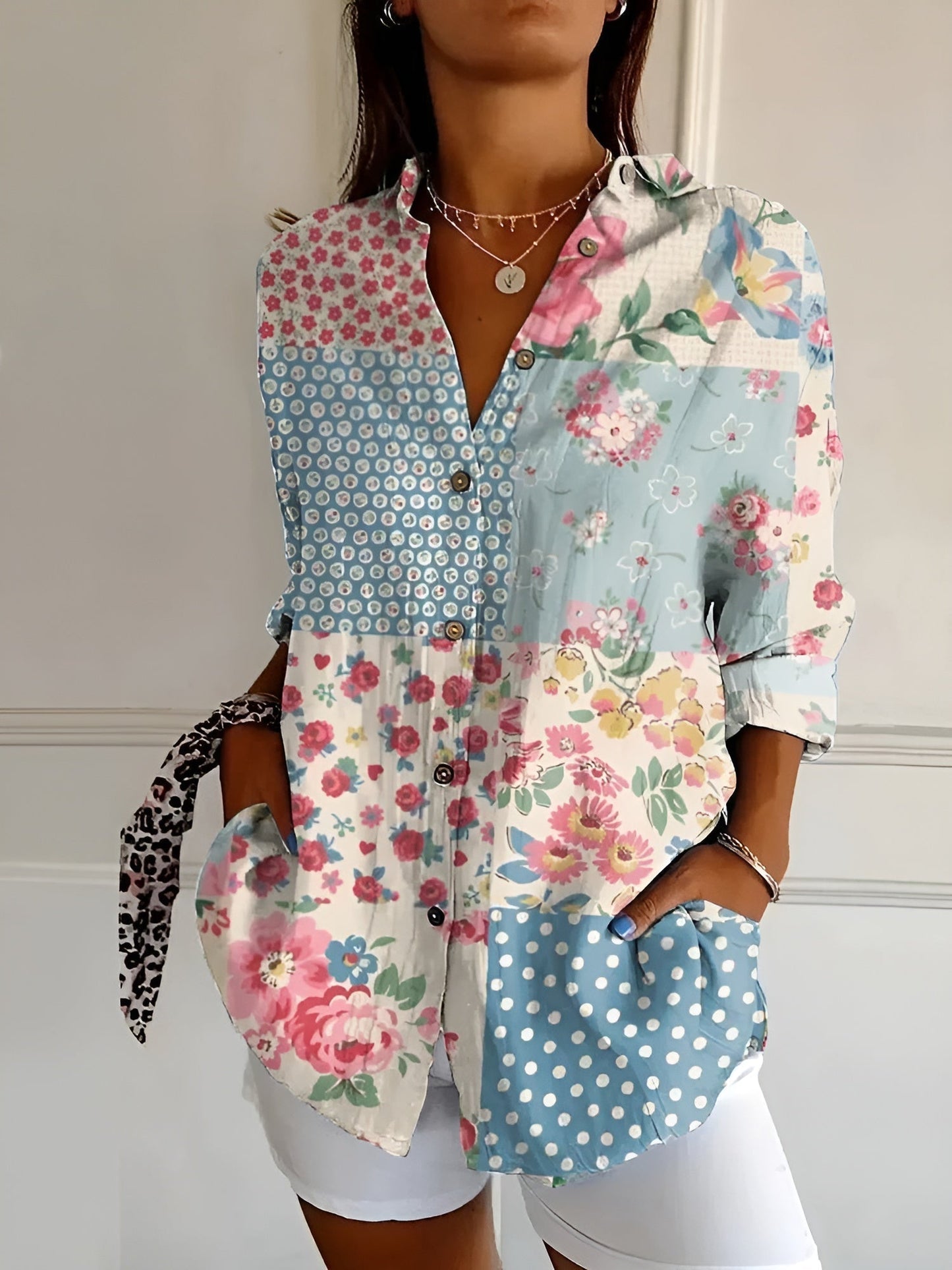 Chemise boutonnée élégante pour femme