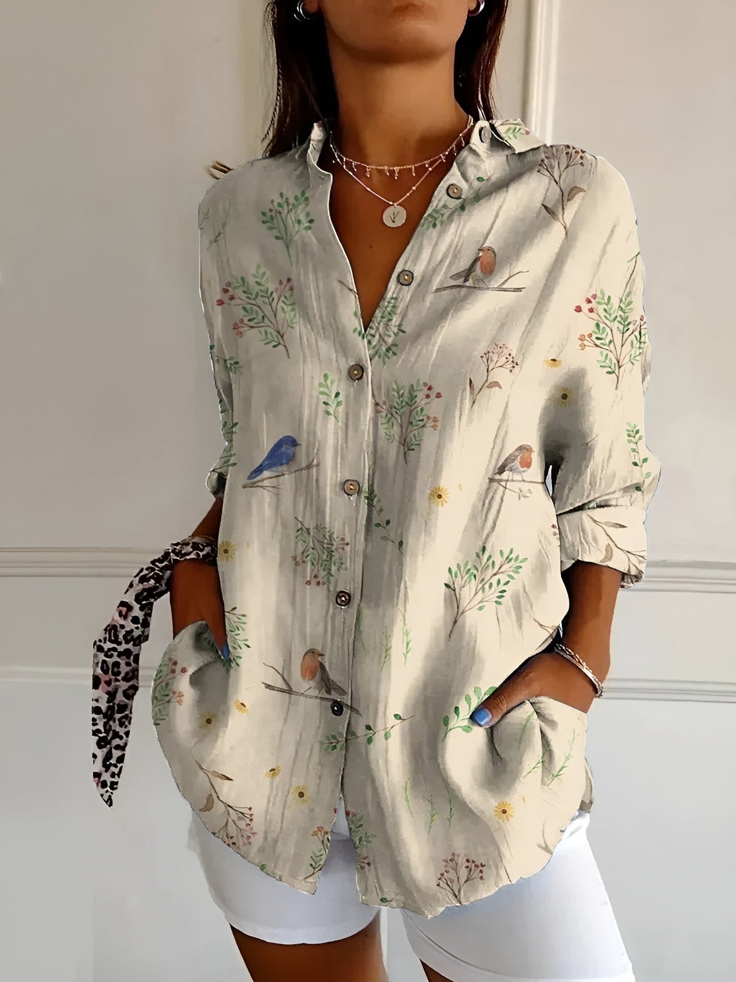 Chemise boutonnée élégante pour femme