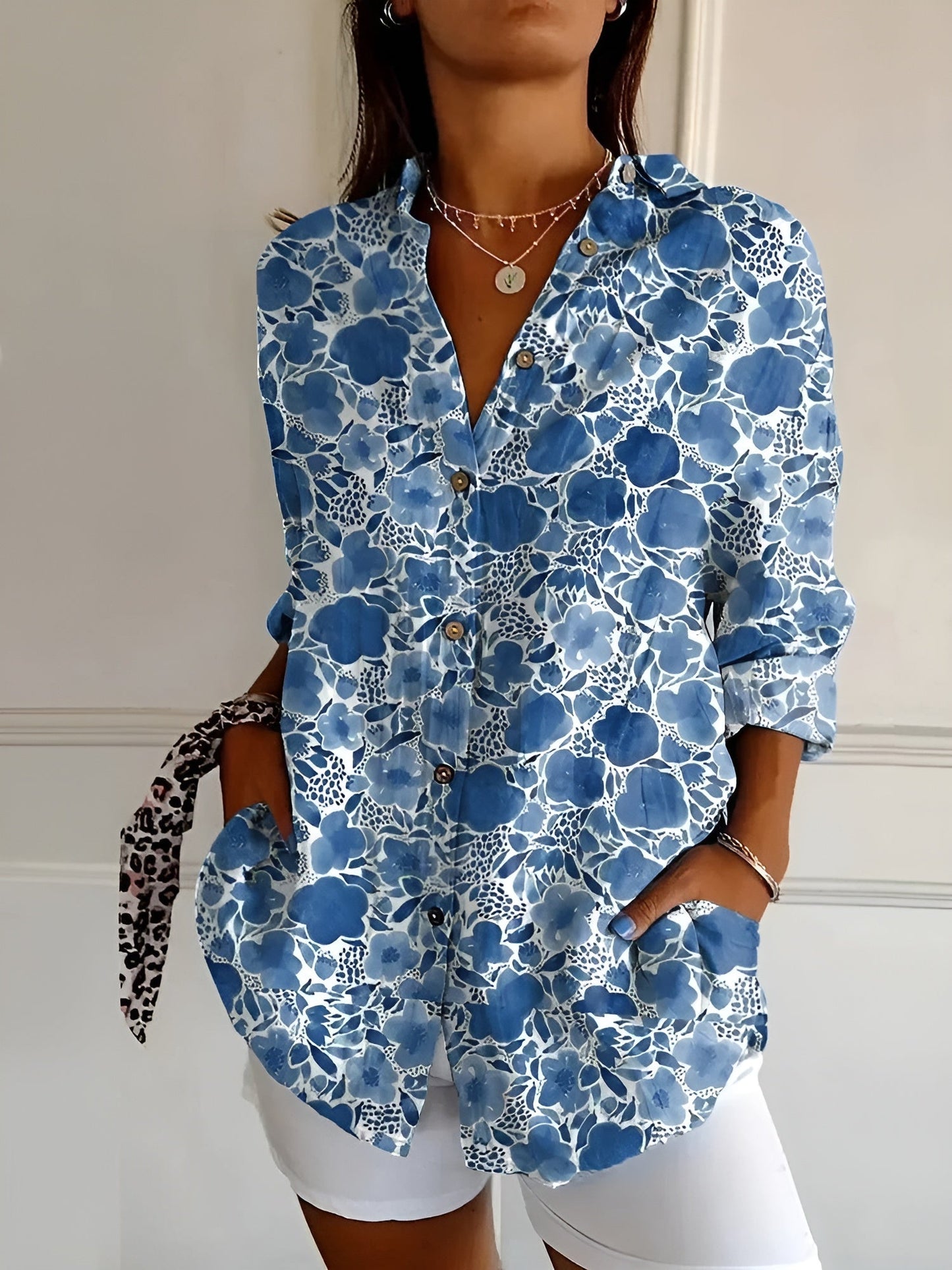 Chemise boutonnée élégante pour femme