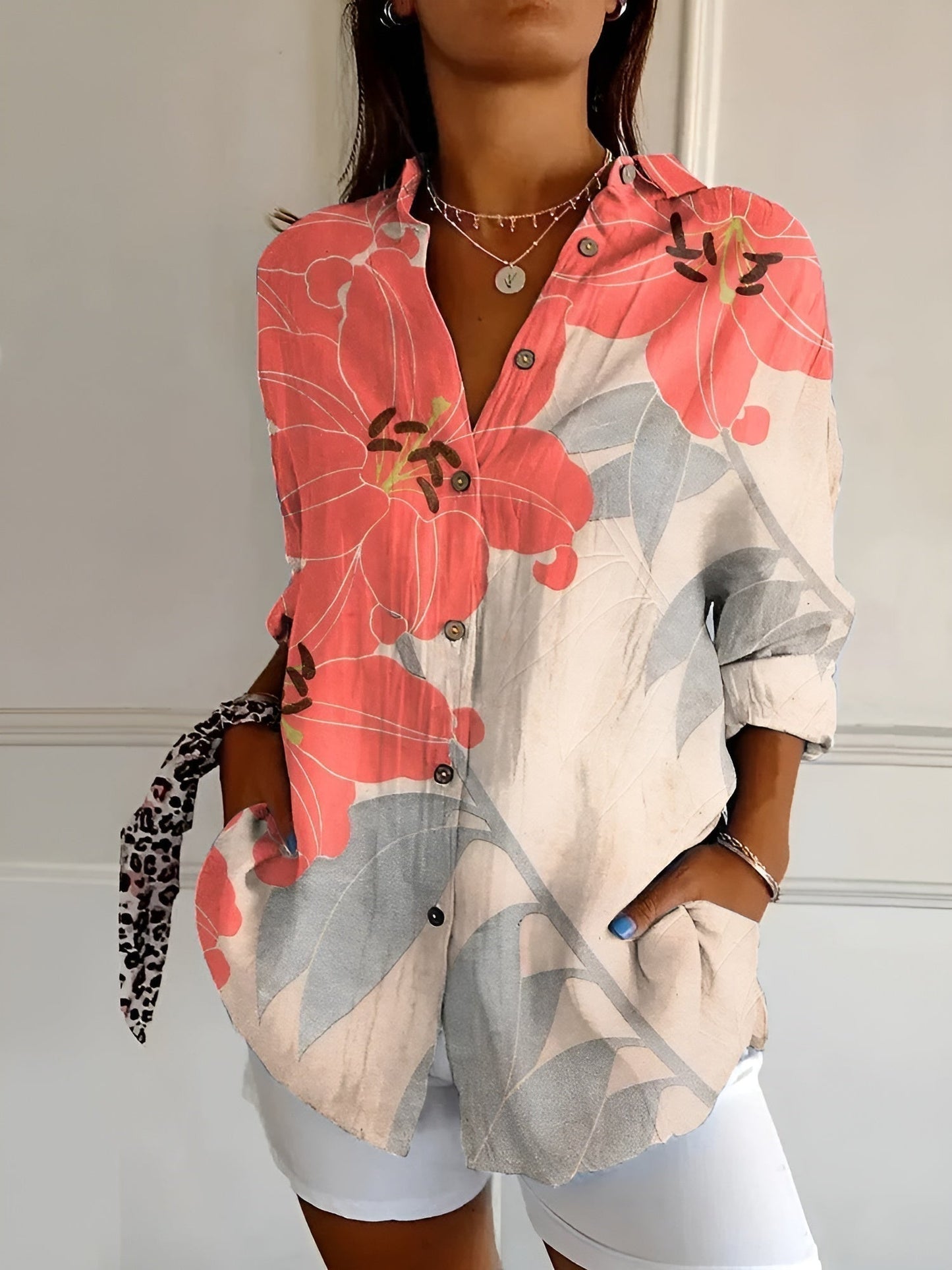 Chemise boutonnée élégante pour femme