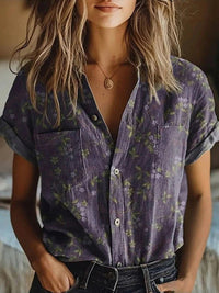 Chemise boutonnée pour femme