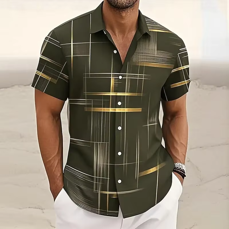 Chemise boutonnée pour homme