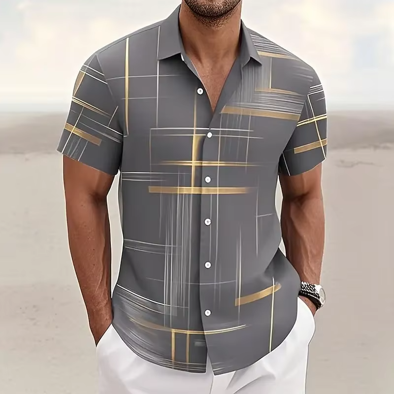 Chemise boutonnée pour homme