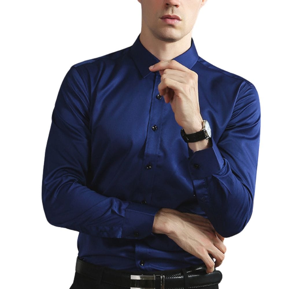 Chemise habillée à boutons pour homme