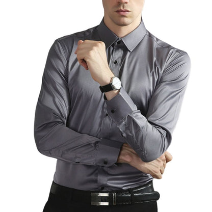 Chemise habillée à boutons pour homme