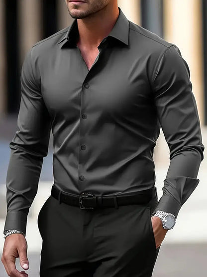 Chemise habillée coupe slim pour homme