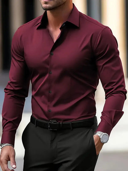 Chemise habillée coupe slim pour homme