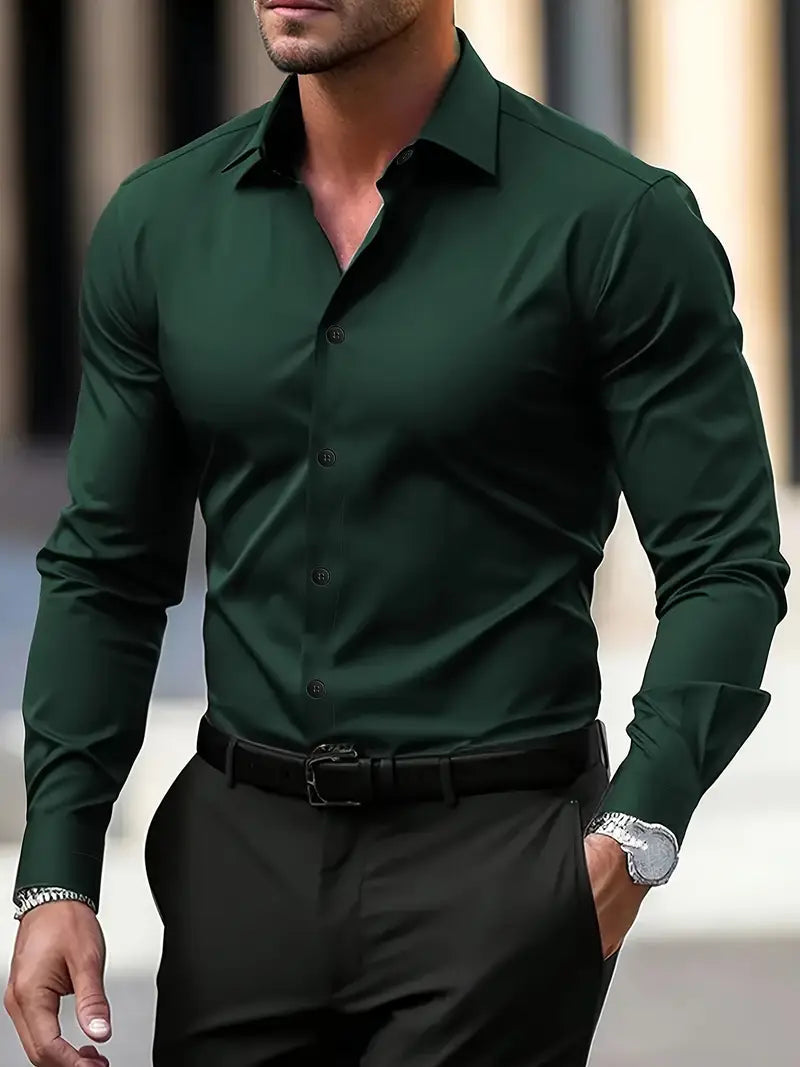 Chemise habillée coupe slim pour homme
