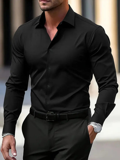 Chemise habillée coupe slim pour homme