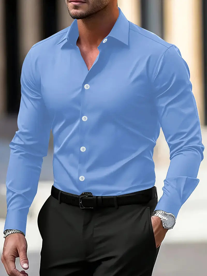Chemise habillée coupe slim pour homme