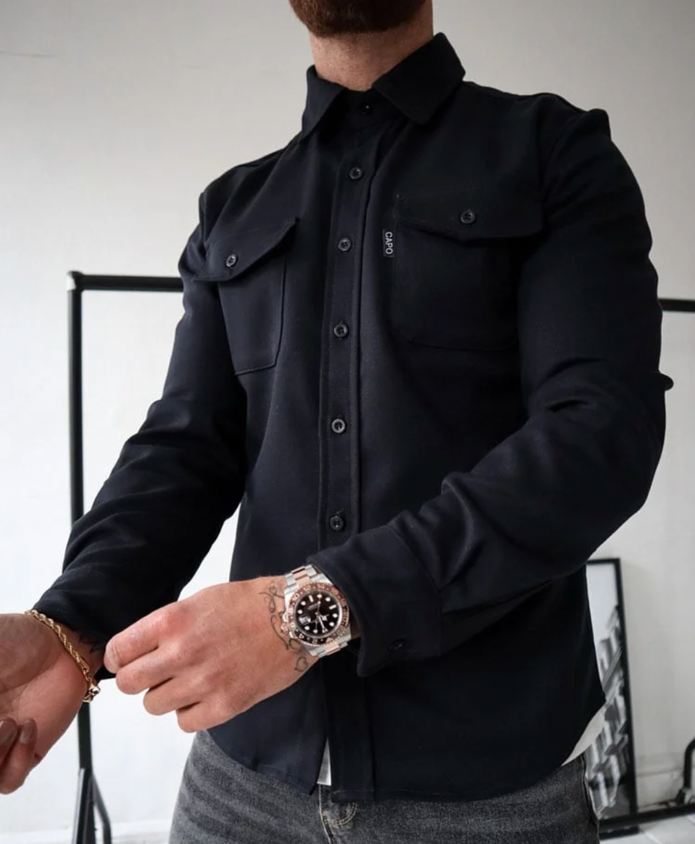 Chemise habillée moderne et élégante pour homme