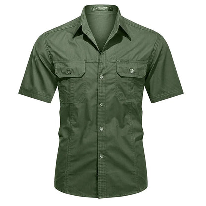 Chemise homme à fermeture boutonnée - décontractée