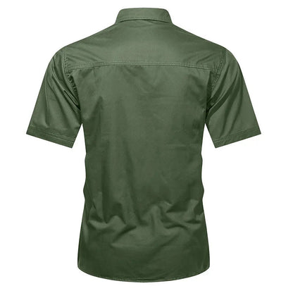 Chemise homme à fermeture boutonnée - décontractée