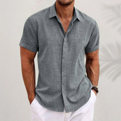 Chemise homme à manches courtes | confort estival