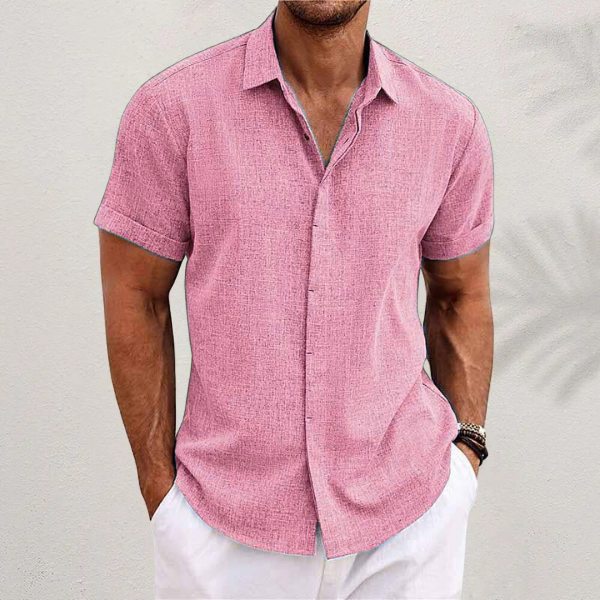 Chemise homme à manches courtes | confort estival