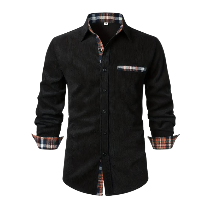 Chemise homme décontractée à manches longues