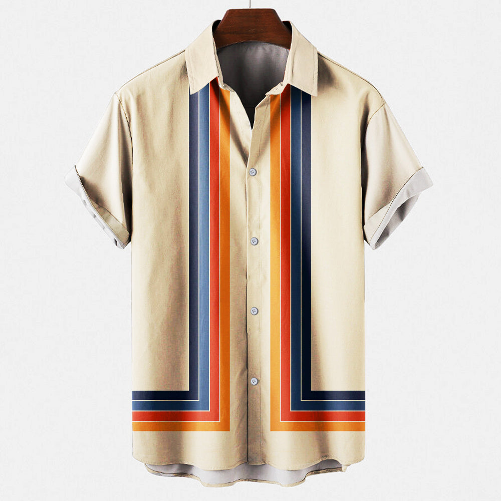 Chemise homme style rétro classique polyvalente