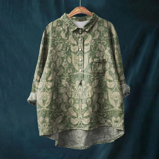 Chemise oversize boutonnée pour femme