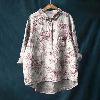 Chemise oversize boutonnée pour femme