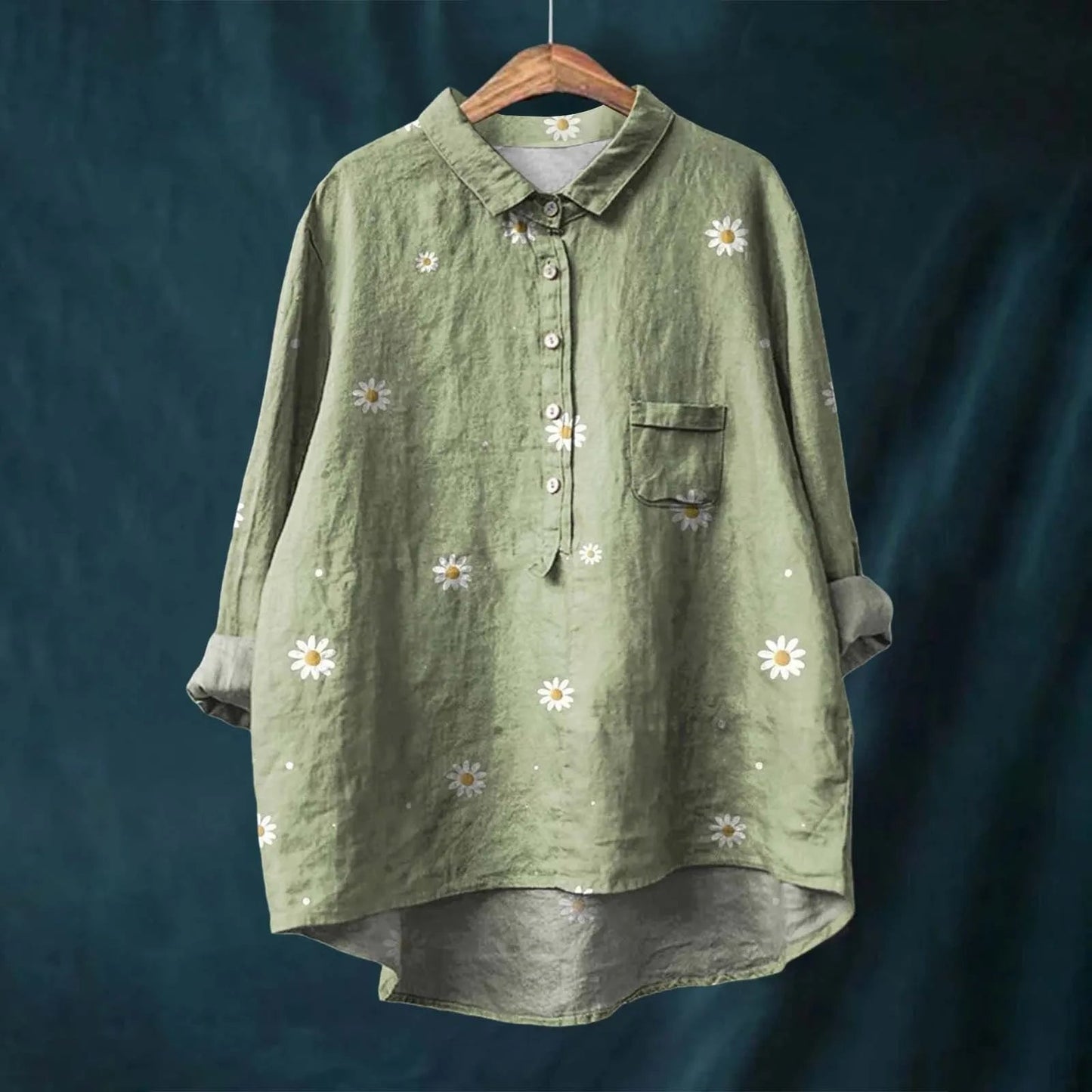 Chemise oversize boutonnée pour femme