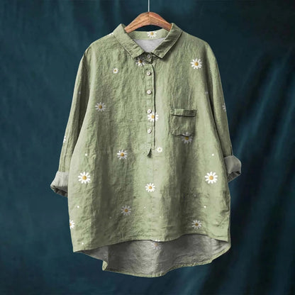 Chemise oversize boutonnée pour femme