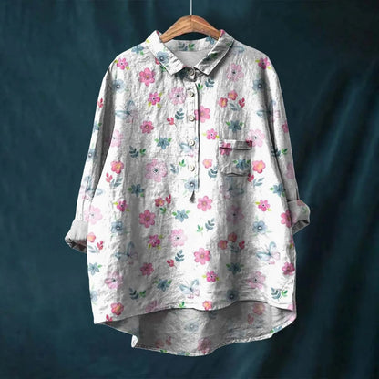 Chemise oversize boutonnée pour femme