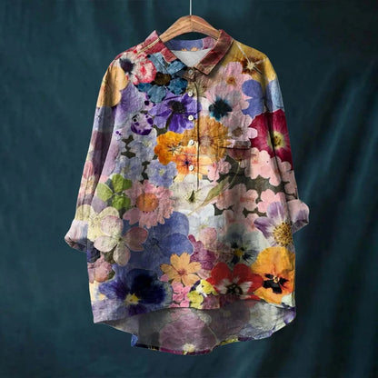 Chemise oversize boutonnée pour femme